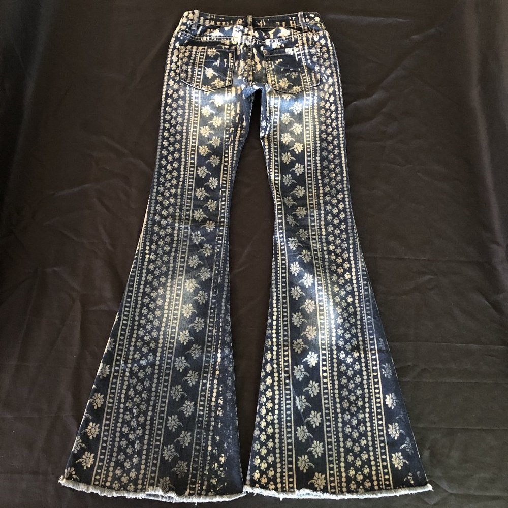 Free People Bali Mantra Flare Jeans S 25 - Picture 8 of 16